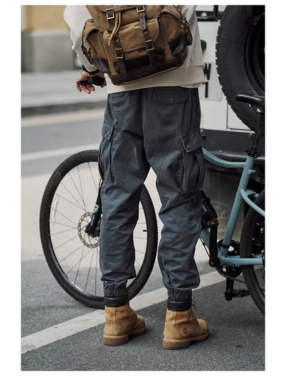 Loose Tapered Cargo Pants – 100% Cotton