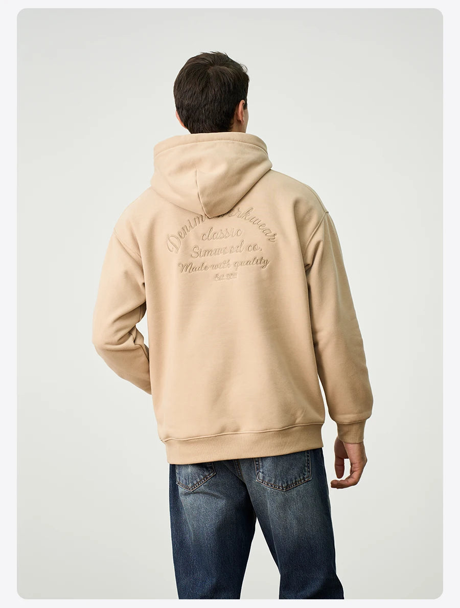 Oversized Embroidered Hoodie – Premium 400gsm Cotton Blend