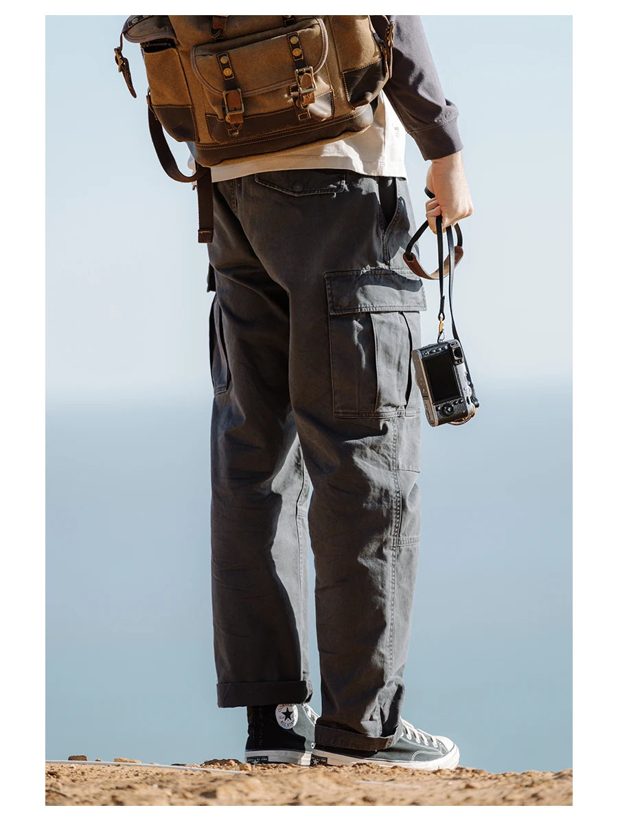 Oversized Cargo Pants – 100% Cotton Vintage Cargo Trousers