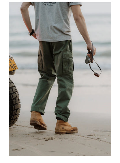 Oversized Cargo Pants – 100% Cotton Vintage Cargo Trousers