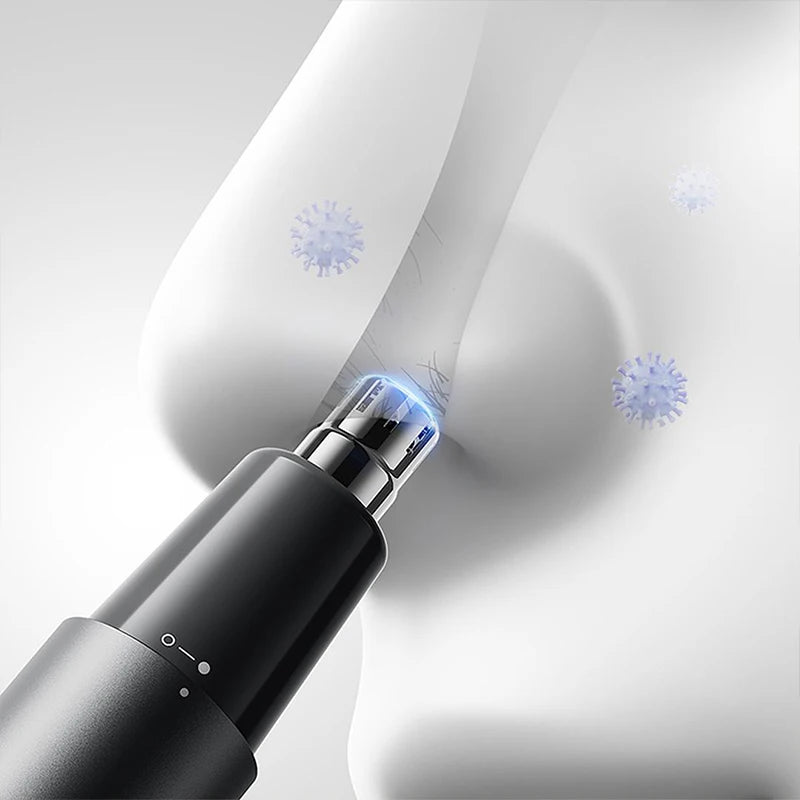 Portable & Antibacterial Rechargeable Electric Nose Hair Trimmer