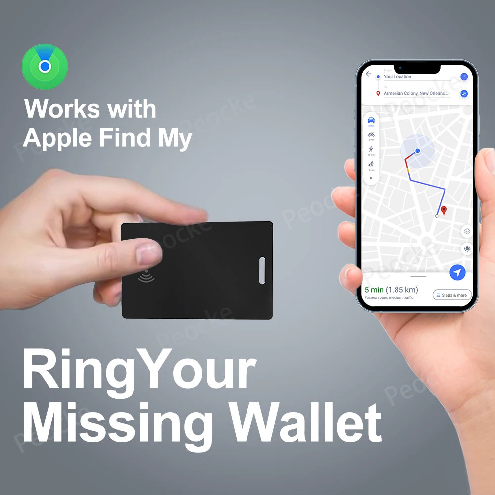 iPhone Anti-loss Card With Location Tracking & Wireless Charging