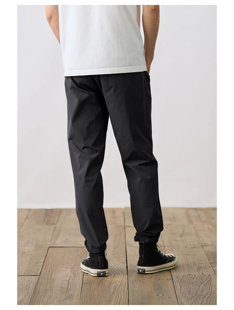 Lightweight Quick-Dry Tapered Ankle-Length Pants